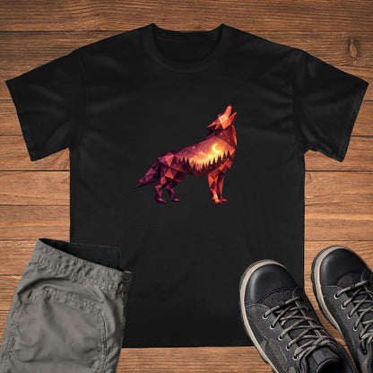 Forest Realms : Red Midnight Wolf