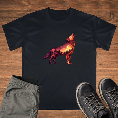 Forest Realms : Red Midnight Wolf