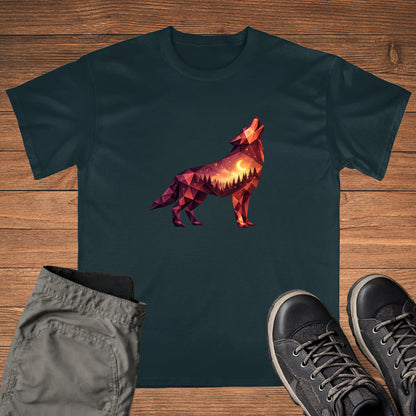 Forest Realms : Red Midnight Wolf